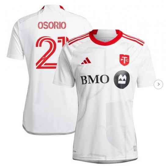 Men's Toronto FC Jonathan Osorio adidas White 2024 GTA Kit Replica Player Jersey